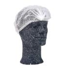 Mob cap pleated blue w/single rubber band size 2XL product photo