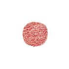 Lace yarn Seaming 6/3 approx. 220 m Flax Red/White product photo