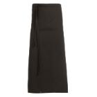 Forkl&aelig;de tjener lang One Size B100xH80cm m/syede b&aring;nd sort polyester/bomuld 245g product photo