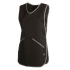 Apron sandwich adjustable straps black contrast lining polyester/cotton M/L product photo