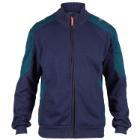 Sweat Cardigan Royal Greenland FE Galaxy Blue Ink/Dark Petrol med lommer str 2XL product photo