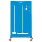 Shadow Board Vikan 2114 mobil med hjul H2000xB1150mm hvide skygger product photo