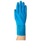 Handske AlphaTec&reg; 87-195 bl&aring; latex 0.35mm str. 9 product photo