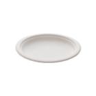 Plate bagasse nature round &Oslash;17.5cm PFAS free product photo