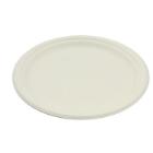 Plate bagasse nature round Ø26cm PFAS free product photo
