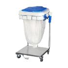 Longopac Stand bin bag holder Maxi with pedal and Lid product photo