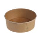 Salad bowl Naturesse 1200ml &Oslash;185xH66mm cardboard/PLA Brown product photo