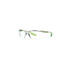 Safety glasses Solus&trade; SCCS01SGAFGRN clear PC lens w/Scotchgard&trade; lime green frame product photo