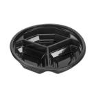 Bowle diamant 62023 rund sort PET 3-rums 510ml &Oslash;188x40mm product photo