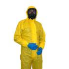 Coverall Safetex Chem type 3B/4B/5B/6B yellow size XL product photo