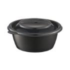 Small Round Bowl Black Pp &Oslash;127x51 500Pc product photo