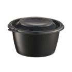 Small Round Bowl Black Pp &Oslash;127x64 500Pcs product photo