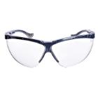 Safety Goggles XC blue frame clear lens product photo