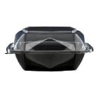 Lunchbakke Octaview New sort/klar PET 400ml 150x150x70mm m/l&aring;g product photo