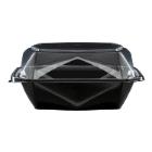Lunchbox Octaview New black/clear PET 185x185x90mm w/lid product photo