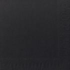Napkin Duni 1/4 fold black 24x24cm 3 plies product photo