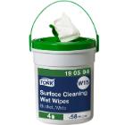 Tork Wet Wipe W15 white 270x270mm 1 ply surface cleaning product photo