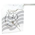Hygiejnepose hvid 50% genbrugsplast m/tryk Fr&oslash;ken product photo