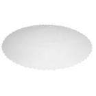 Fadpapir oval hvid 360x550mm pr&aelig;get product photo