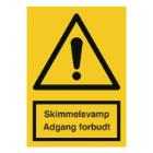 Skilt Skimmelsvamp 210x297 vinyl product photo