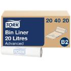 Affaldspose Tork B2 hvid 20l product photo