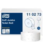 Toiletrulle Tork Premium Soft Jumbo T1 hvid 360m 2 lag product photo
