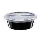 Micro bowl round black PP 300ml &Oslash;120x40mm product photo