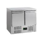 Saladette counter stainless steel GN 1/1 GS91 2 doors/shelves 900x700x877 230V product photo