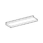 Shelve RL18041 Stainless steel 1800x400x40mm w/o shelf boy and wall bracket product photo