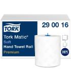 H&aring;ndkl&aelig;derulle Tork Matic Soft Premium H1 hvid 100m 2 lag product photo