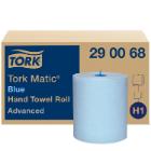 H&aring;ndkl&aelig;derulle Tork Matic Advanced H1 bl&aring; 150m 2 lag product photo