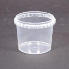 Transparent PP food container 375ml &Oslash;97x80mm product photo
