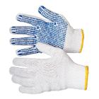 Glove dotted white knitted seamless cotton/polyester size XL product photo