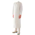 Work apron white PU thermo welded 90x115cm 300 micron product photo