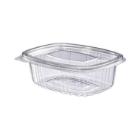 Salatb&aelig;ger VNO rekt klar PET 250ml m/l&aring;g 132x95x41mm V62 product photo