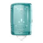 Paper towel dispenser Tork Reflex Mini M3 centerfeed turquoise/white plastic product photo