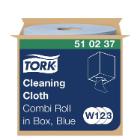 Aft&oslash;rringsrulle Tork W1/W2/W3 bl&aring; 152m 320x380mm 1 lag product photo