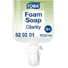 Foam soap Tork Clarity eco-friendly fragrance-free premium S4 dyee-free 1l product photo