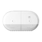 Dispenser toiletrulle Tork SmartOne T9 Mini Twin hvid plast product photo