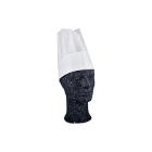 Kokkehue PAL Continental Chefs Hat hvid crepepapir h:23.5cm product photo