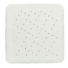 Rubber bath mat 70x36cm white product photo