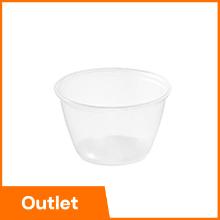 Plastic sauce container PP ø 7.5 cm 120 cc transparent product photo