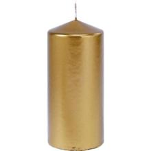 Duni stompkaars mat ø 7x15 cm goud 50 branduren Productfoto