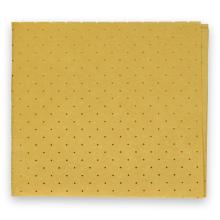 Kunstzeem PU geperforeerd 37x40 cm geel Productfoto