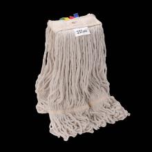 Cotton string mop with looped band and gap in shoulder 350 gram product photo