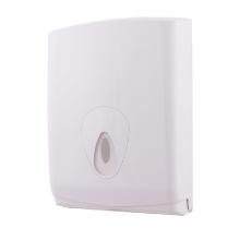 PlastiQline hand towel dispenser z-fold / c-fold Midi 42.5x29x14.5 cm white product photo