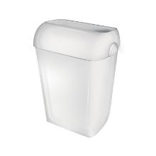 PrimeSource waste bin half open 23L white product photo