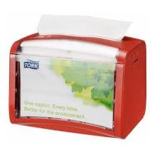 Tork Xpressnap® servetdispenser Tabletop N4 15.5x20.1x15 cm rood Productfoto