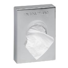 Sanibox ABS hygienezak dispenser 9.8x13.7x2.6 cm chroom Productfoto