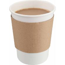 Kraft sleeve bruin tbv beker 10/12/16 oz Productfoto